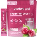 Venture Pal Free Electrolyte Power Packets - 液态日报IV 快速水分和党回收的饮料混合 → 5 Vitamins & 7 Electrolytes → Keto Friendly → Kent-GMO → 认证 Vegan → 16棒
