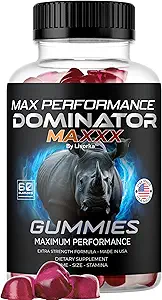 男主人公 Maxxx Gummys for Men - 男主人公 Maxx 自然日营养支持 Premium 高级公式 多维塔明药丸促进整体健康与健康 60 Gummys 为期1个月
