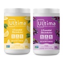 Ultima 充电器 电解石 饮料 混合饮料 – 无糖 – 柠檬水和葡萄, 90 services – 水解粉 - 6 键电解石和追踪矿物 – Keto 友好,非GMO