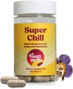 真菌超冷 - 蘑菇补充品 - 瑞希蘑菇, Ashwagandha, Cortizol, L- Theanine, Passion Flower - 减轻压力和更好的睡眠(60 Capsules)