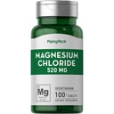 Piping Rock Magnesium Chloride → 520mg → 100 片 植物学,非GMO, Gluten 免费补充品