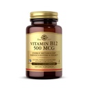 Solgar Vitamin B12 500 mcg - 100 蔬菜罐头 - 能源代谢和神经系统支持 - 非GMO, Vegan, Gluten & Dairy Free, Kosher, Halal - 100 服务