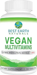 最佳地球自然 Vegan 多维塔明 80个关键营养物 健康与生命30个