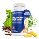 BioMatrix Oil Blend of Thyme, Oregano, Clove, 男子和妇女的消化剂补充品,GI 修复软胶 → 微b-防御剂(90 Capsules)