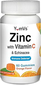(原始内容存档于2018-09-21) (英语). Zinc Vitamin C and Echinacea Gummys for adderns and Kids by YumVs QQ Chewable Gummy - Vegetarian, Halal, Kosher QX 橙色Flavor - 60 Counter