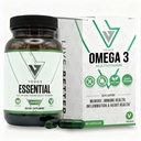 Vedge Vegan Omega 3 男女多维特敏 – 植物型藻类 EPA & DHA + 维生素B12,维生素D,K2,镁,锌和硒 – 30日供应 – 非GMO,Gluten Free, 在美国制造