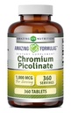 奇异公式 Picolinate Chromium 1000 Mcg QQ 平板电脑 Supplements | Non-GMO | Gluten Free | |  USA (1 Pack | 360 Count) 美国制造 | (1 Pack | 360 Count)