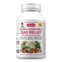 AndreW Lessman Bean and Vegical Gas Relief 60 Capsules - 天然酶复合体 减少气体,从豆类,锥形蔬菜,水果,谷物和其他食品中聚集. 温柔而有效