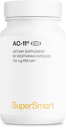 超级智能 AC-11 每日700mg 补充 (Cat's Claw extract) - Uncaria Tomentosa Bark QQ Non-GMO & Gluten Free - 60 Vegetarian Capsules (英语).