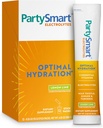 喜马拉雅党 Smart Lemon Lime Electrolytes Powder Packets, 12 Counter, 支持水合,与钠和钾,维生素C和更多的水合物, 抗氧化剂回收 混合牛奶, 姜和涡轮
