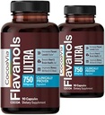 CocoaVia记忆+大脑补充,60天,750毫克Cocoa Flavanols,记忆和脑促进器,Vegan,植物基,180卡普尔