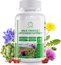 牛奶硝酸盐补充剂 Liver Cleanse Detox & Reference Formula, 16-in-1 草药 Liver 支持配有 Artichoke, L-Ergothioneine, Turnjujube Dandelion 缩写为 Liver & Antioxidant 120 Capsules