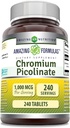 神奇的配方 Picolinate 1000Mcg QQ平板电脑 Supplements QQ Non-GMO Gluten-Free QQ 在美国制造 (Pack QQ 240 Count)