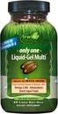 Irwin Naturals Only One Liquid-Gel Multi - 60 软胶 - One-Per-Day 多维特敏与铁,欧米茄-3油,抗氧化剂和绿色超级食品