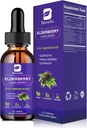 草莓草莓(Perderberry Syrup) QERCETIN 黑草莓液滴与Q,Panax Ginseng 用于免疫支持 桑布克斯 草莓(Sambucus Merderberry) 与维生素C和锌,D3 | Vegan | Non-GMO | 原文