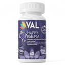 VAL Kids PM Magnesium Gummys QQ 无糖可煮药片 配有香摩尔 甘油酸镁 + Citrate + Taurate + Vitamin B6 & C 天然葡萄 Flavor → Sleep & Calm Support → 60 Ct +QQ 年龄 4+