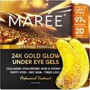 MAREE 24k 眼下金饰 暗圆和羽毛 - Collagen & Hyaluronic Acid Skincare Gel Pades - 金饰 暗眼和暗圆 - 眼下金饰 - 旅行要点