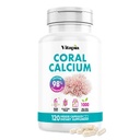 Vitapia 珊瑚钙 粉末 1000mg Capsules 用于总体健康、骨质健康、PH水平平衡、追踪矿物支持 - 120 Veggie Capsules - 非GMO和无胶质补充剂