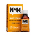 NovaFerrum MMM 儿童、婴儿和托德勒斯的多维他命 C, D3, E , Gluten 自由认证 QQ糖 无人工颜色 QQ 年龄 4 岁和 下 橙色火焰 QX 2 Fl Oz(50 mL)