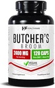 (原始内容存档于2018-10-02) (英语). Healthfare Butchers Broom Supplement QQ Capsules 摘录 24mg 120 蔬菜药丸 草根椒 Supplemium Herbal root Supplement QQ 流通与蔬菜支持 QX Non-GMO,Gluten-free QQQ 在美国制造).