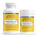 研究营养学Mast细胞支持Duo - HistaQuel支持正常组织胺生产(120 Capsules)和多生物体多草原抗生素,用于Imune和Histamine支持(30 Capsules)
