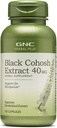 GNC 草药加黑色 Cohosh 提取40mg 补充剂,蔬菜,支持更年期,100种服务