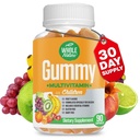 Kids Gummy Multivitamin - 儿童基本日用品和矿产品促进整体健康,90古米。 水果火焰、无人工糖、奶制品和无糖