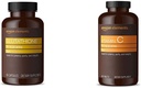 Glutathione、500mg、60Capsules、2个月供应和维生素C 1000mg、Vegan、300平板、10个月供应