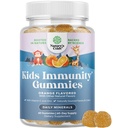 儿童豁免支助Gummys -- -- 配有锌和Echinacea Immune Gummys的美味维生素C -- -- Vegan Gluten Free and Gelatin Free Chewable Gummy Vitamin 儿童补充用品