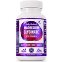 甘化镁与维生素B6 增强吸收的研究证明,1350mg Fully Chelated - 支持睡眠,应激缓解,能量,肌肉 Cramps - Gluten Free, NonGMO, 180 Vegan Capsules