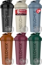 VELOMIX - 6 PACK - 28 oz 蛋白质摇摆瓶 蛋白质混合剂 - 6x Wire Whisk → Leak Proof Shaker Cups for 蛋白质摇摆剂 → 蛋白质摇摆剂 → 蛋白质摇摆剂 → 蛋白质摇摆剂 Cup(地球Tones收藏)