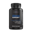 Livingood Daily Nerve Support Supplor for Women & Men, 12 in-1 Nerve Health Formation with methized B12, Folate, Benfotiamine, Alpha Lipoic Acid & Feverfew, Gluten Free, Non-GMO, 60 Capsules (英语).