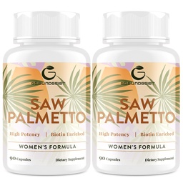 Saw Palmetto for women hair lost - DHT 屏蔽器 5-in-1 混合剂 hair growth, Skin & Nails, Urinary Wellness - 外力 Saw Palmetto 补编 - 180 Capsules