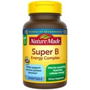Nature Made Super B Energy Complex,神经系统支持的饮食补充,60 Softgels,60天供应