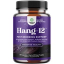 夜间Liver Detox & Hydrotion Pills - 饮酒后恢复的Liver支助补充品,配有 DHM 二氢米西丁牛奶硝酸盐提取剂和电解质(60 Capsules)