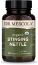 Mercola Organic Stinging Nettle博士 饮食补充品,60种服务(60块),非转基因生物,Gluten Free, Soy Free,USDA Official