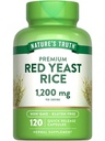 大自然的真理 红色的东方大米 卡普苏尔 1200 mg → 120 Counter → Non-GMO & Gluten Free Supplement