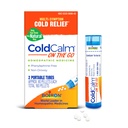 Boiron ColdCalm 关于打喷嚏的Go Cold Relief, Runny Nose, Nasal Conception, and Sore Throat - 2 counts (160 Pelles) (英语).