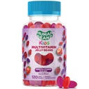 多维塔明 Jelly Bean Gummys 给孩子加锌 免疫辅助饮食 蔬菜 120 Berry Blast Jelly Beans, Kosher