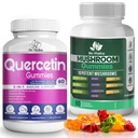 BIO VITALICA Quercetin Gummys & 蘑菇 Gummys (Bundle) (德语)