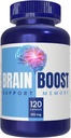 Brain Boost 补编, 120 Capsules, 非 GMO, Gluten Free, 支持内存, 聚焦和集中