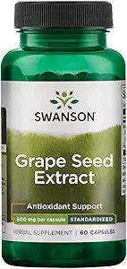 Swanson HERB 葡萄种子 EXT STD 500MG 60 Cap