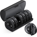 Take Mag Pill 组织者 2 Times aday, Medical Pills 组织者 每周 Pill 组织者 AM PM Pill Box,大型7天药盒 药物/维生素/鱼油/补充剂(黑色)