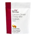 Bariatric Advantage Calcium Citrate Chewy Bites 500 mg - 高吸附性与消化性 - 维生素D3 - 易食性化学钙补充剂 - 菠萝芒果 - 90 mg