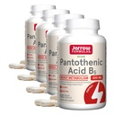 Jarrow Formats Pantothenic酸 B5 500毫克 - 100 蔬菜帽 - 基本B维生素膳食补充剂 - 能源生产和代谢支持 - 100 services (Pack of 4)