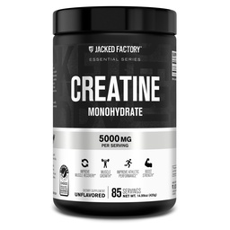 Jacked Factory Creatine Monohydrate Powder 425g - 5g Daily Creatine Represident for Men and Women, Vegan-Friendly, 第三方测试 - 85 services, Unfloods