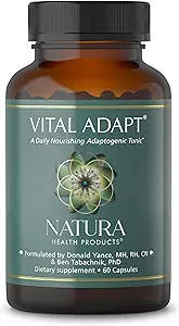 Natura健康产品 生命适应补充 -- -- 内分泌功能支持的日常营养适应剂 -- -- 设计Rhodiola、Ashwagandha、Cordyceps、Reishi(60卡普勒斯)