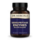 Mercola Serrapeptase 酶 - 支持健康细胞功能 - 延迟释放 - 非 GMO, Gluten-free & Soy-free - 60 Capsules