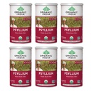 ORGANIC INDIA 整 P胡斯克粉末有机 - yl胡斯克纤维补充剂,文摘支持,Vegan,Gluten-free,非GMO,溶性与不溶性纤维源 - 12 oz罐头,6包