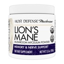 Host Defense Lion's Mane Powder - Brain Health Supports Supploration - 蘑菇补充支持焦点和记忆功能 - Immune & Nervous System Supplies - 3.5 oz (66 services) * (中文(简体) ).